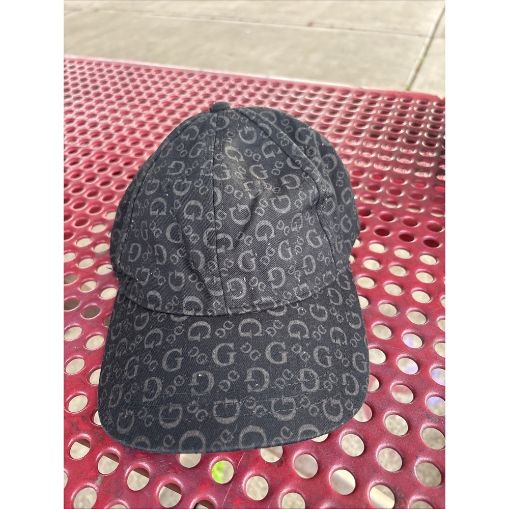 GUESS Brown All Over Print Logo Adjustable Baseball Cap Hat T5RZA1W3323 Mens OS
